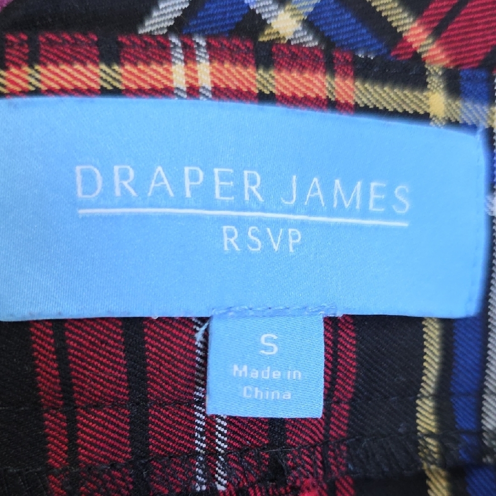 Draper James Retro Plaid Womens Dress Pants Sz Small - Picture 6 of 7